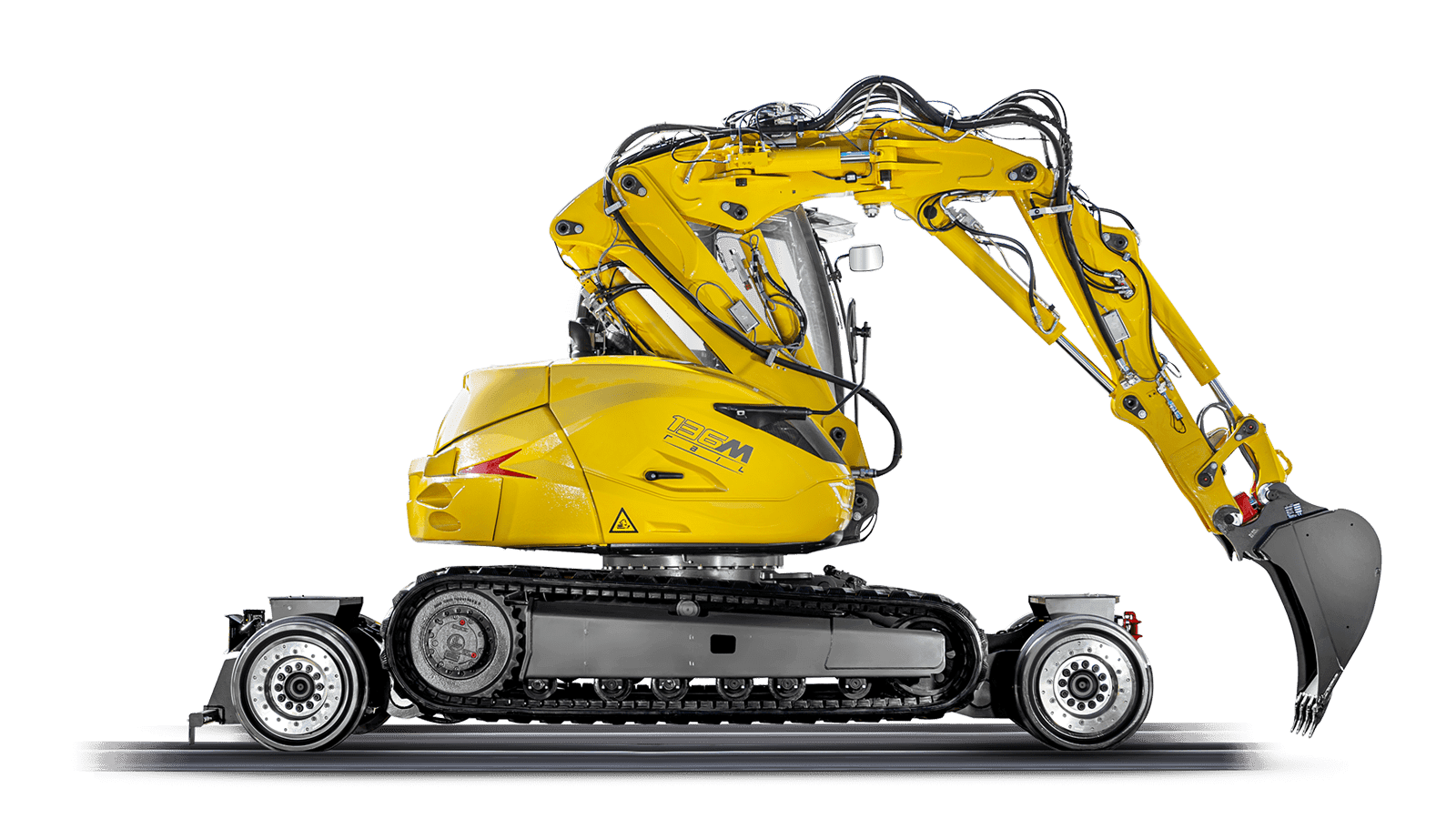 Mecalac 136 MRail - Engin de maintenance ferroviaire Gavend TP